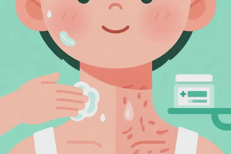 少兒脖子長濕疹可不可以根治(圖2)