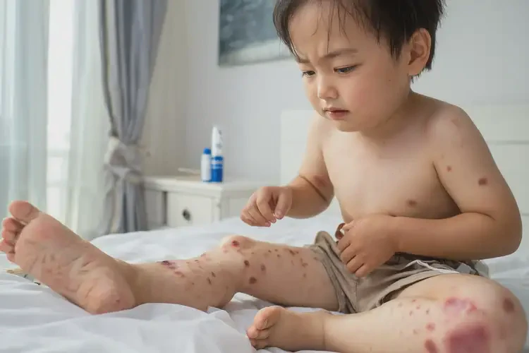 孩子大腿有濕疹不管它會自己自愈嗎(圖4)