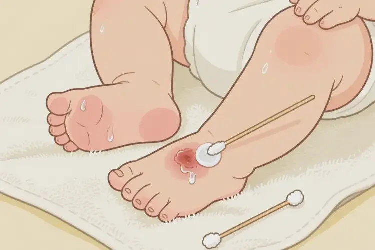 寶寶腳上容易長濕疹可不可以根治(圖1)