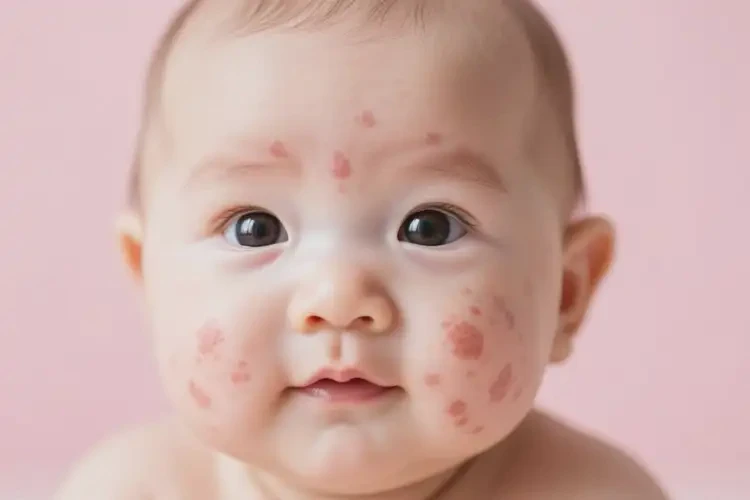 嬰兒面部容易長(zhǎng)濕疹可不可以根治(圖3)