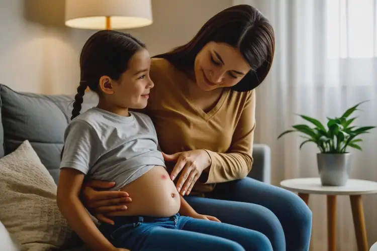 孩子肚子偶爾起濕疹可不可以根治(圖2)