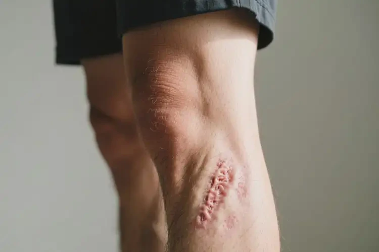 男人小腿上出現(xiàn)濕疹能不能根治(圖2)