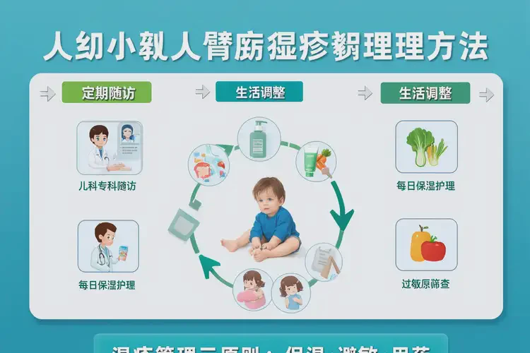 少兒手臂容易起濕疹可以徹底自愈嗎(圖1)