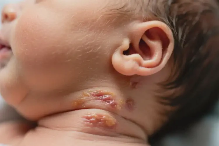 新生兒脖子上有濕疹可不可以根治(圖4)