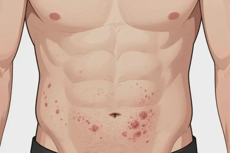 男人肚子上偶爾長濕疹可不可以根治(圖3)