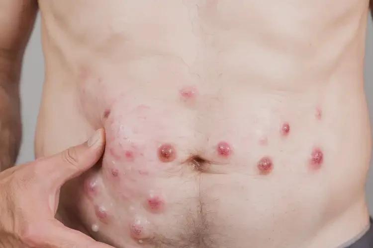 男人肚子出現(xiàn)濕疹可不可以根治(圖4)