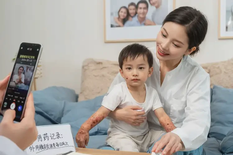 幼兒全身容易起濕疹可以徹底自愈嗎(圖1)