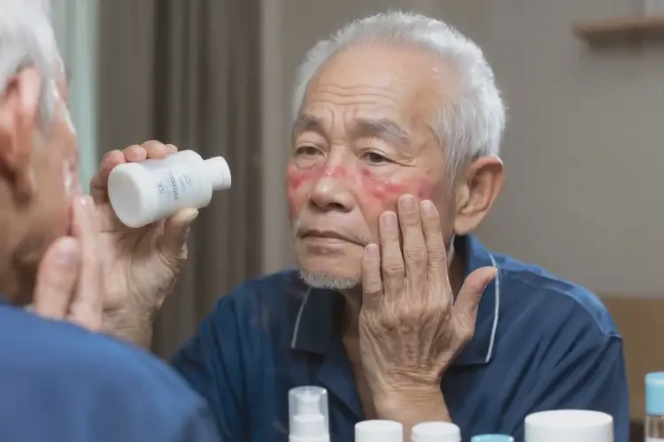 老年人面部起濕疹可不可以根治(圖4)