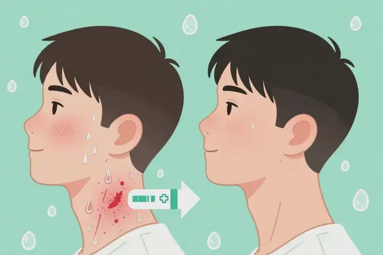 男生脖子經(jīng)常長濕疹可不可以根治(圖2)