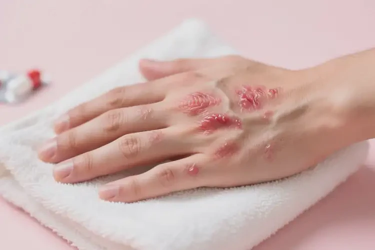 男性手上出現(xiàn)濕疹可不可以根治(圖2)