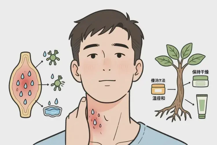 男性脖子偶尔起湿疹可不可以根治(图3)