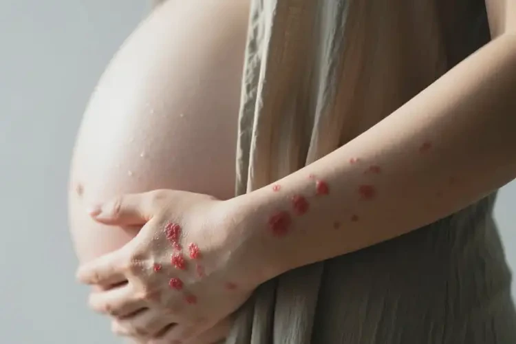 產(chǎn)婦手臂上出現(xiàn)濕疹可不可以根治(圖4)