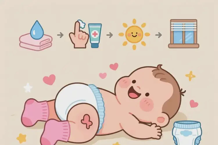 嬰幼兒肛周起濕疹可以治好嗎(圖2)