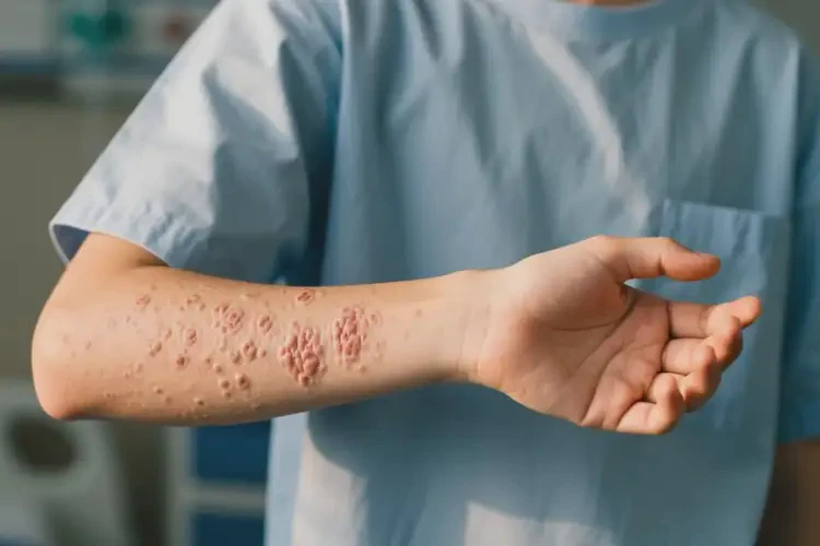 青少年手臂上長濕疹不管它會自己自愈嗎(圖2)