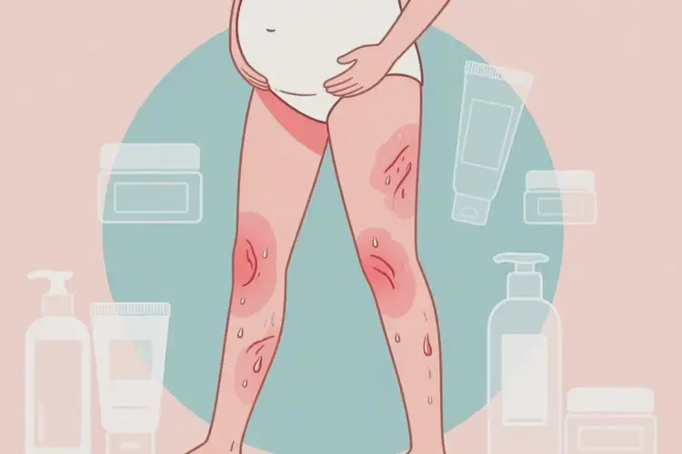 孕婦大腿上容易長濕疹可不可以根治(圖1)