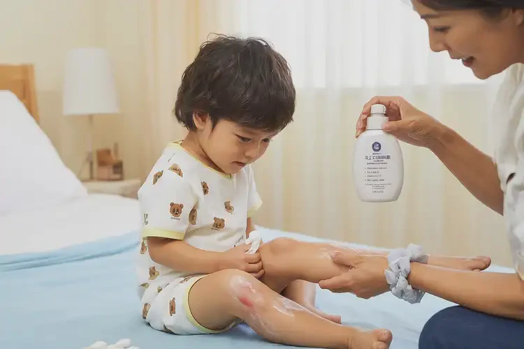 孩子大腿有濕疹不管它會自己自愈嗎(圖3)