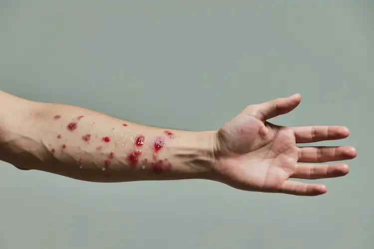 男性手臂长湿疹可不可以根治(图1)