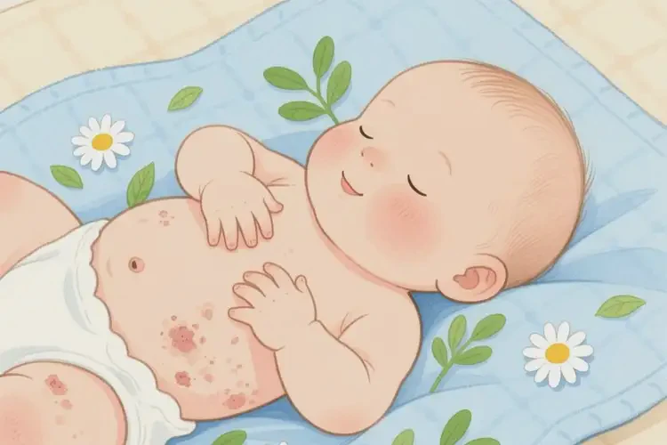 幼兒肚子上長濕疹可不可以根治(圖4)
