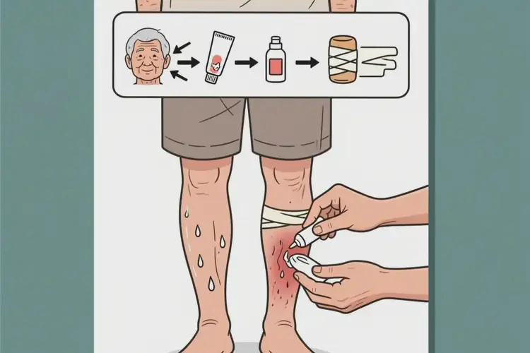 老人小腿偶爾起濕疹可不可以根治(圖2)