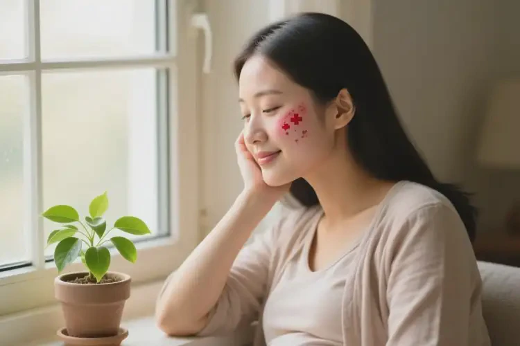 產(chǎn)婦面部容易長濕疹可不可以根治(圖2)