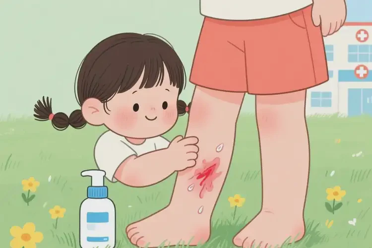 孩子小腿上容易起濕疹可不可以根治(圖1)