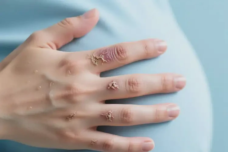 孕婦手上偶爾長濕疹可不可以根治(圖1)