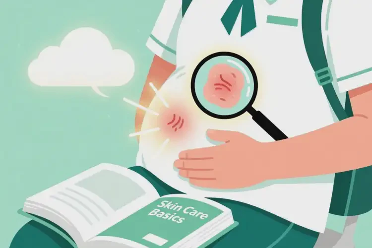 大学生肚子长湿疹可不可以根治(图1)