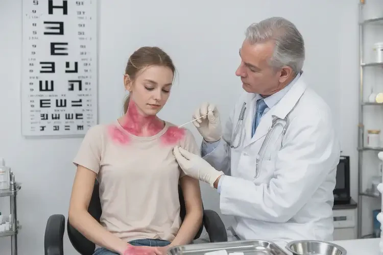 女人脖子上偶爾起濕疹能不能根治(圖3)