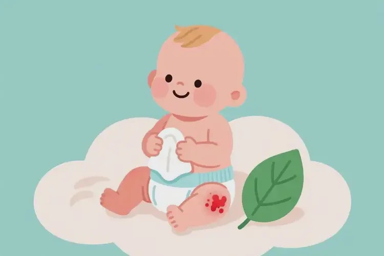 幼兒屁股上容易長濕疹可不可以根治(圖1)