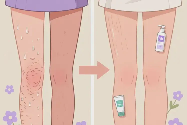 女生大腿上长湿疹可不可以根治(图2)