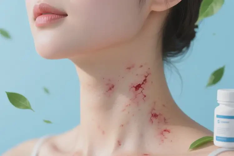 女性脖子上偶尔起湿疹可不可以根治(图4)