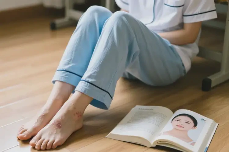 大學(xué)生腳上有濕疹可不可以根治(圖1)