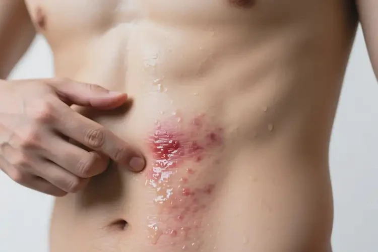 男性肚子上經(jīng)常長(zhǎng)濕疹可不可以根治(圖1)