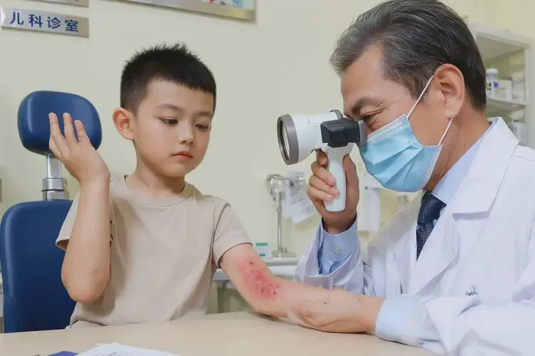 幼兒臉上起濕疹可不可以徹底自愈(圖1)