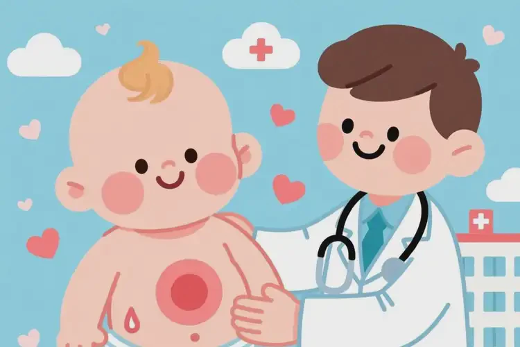 嬰兒肚子上出濕疹可不可以根治(圖1)