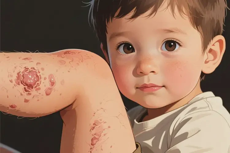 兒童小腿經(jīng)常起濕疹可不可以根治(圖2)