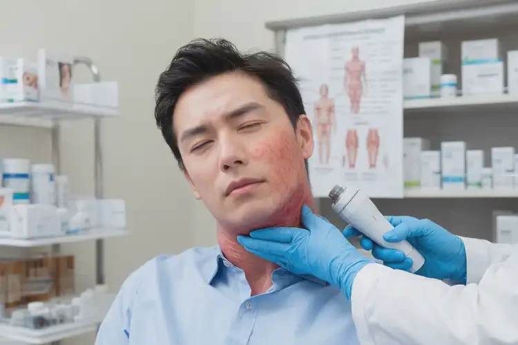 男人脖子上容易長(zhǎng)濕疹能不能根治(圖2)