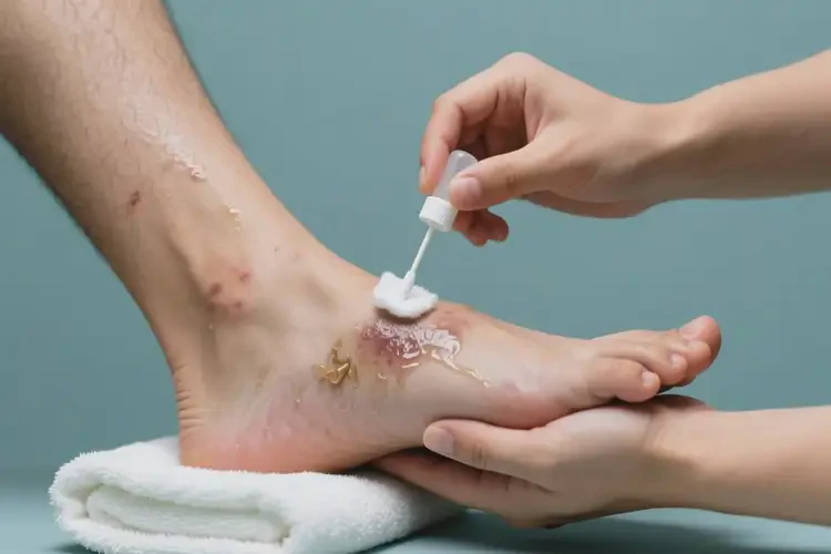 男性腳上出現(xiàn)濕疹可不可以根治(圖3)