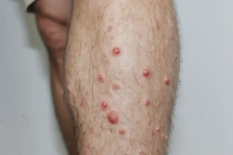 男生小腿上長濕疹不管它會自己好嗎(圖3)