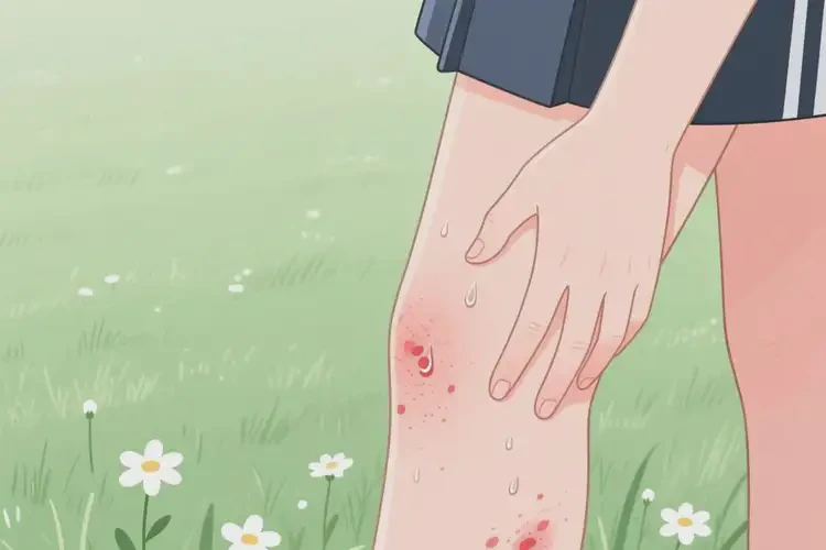 中學(xué)生大腿偶爾起濕疹可不可以根治(圖4)