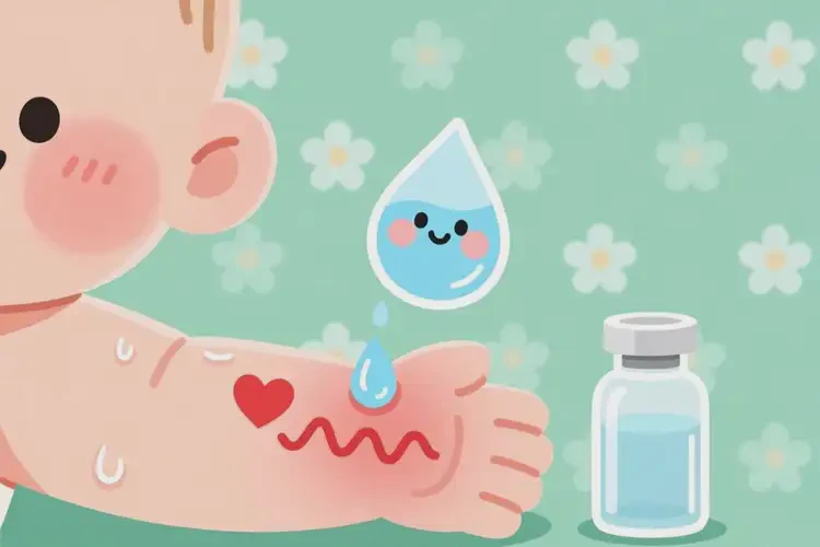 嬰幼兒手臂上經(jīng)常起濕疹可以治好嗎(圖2)