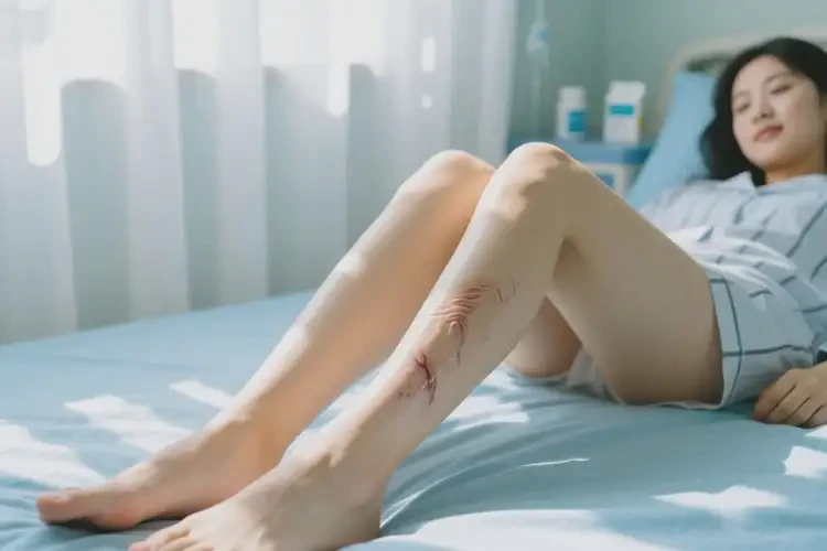 女生小腿出現(xiàn)濕疹不管它會自己自愈嗎(圖3)