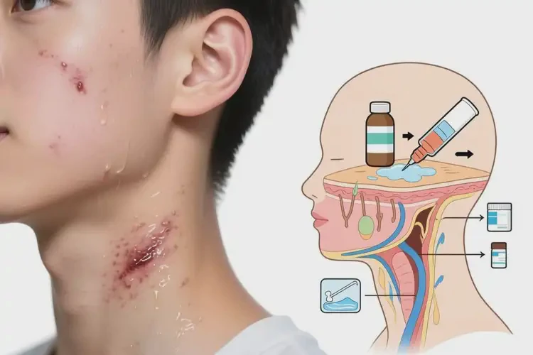 青少年脖子上起濕疹可不可以根治(圖3)