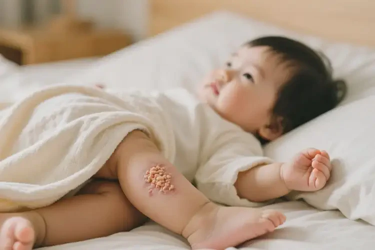 幼兒小腿上容易起濕疹可不可以根治(圖1)