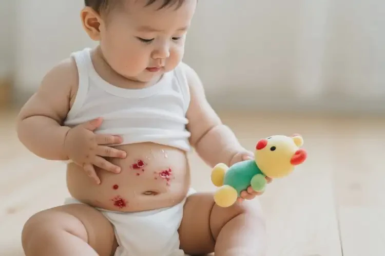 嬰幼兒肚子上容易長濕疹可不可以根治(圖2)