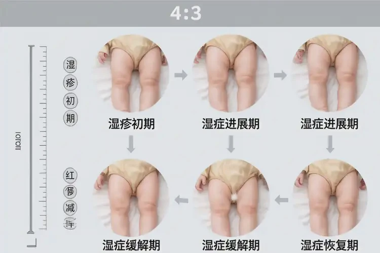 嬰兒大腿有濕疹能徹底自愈嗎(圖4)