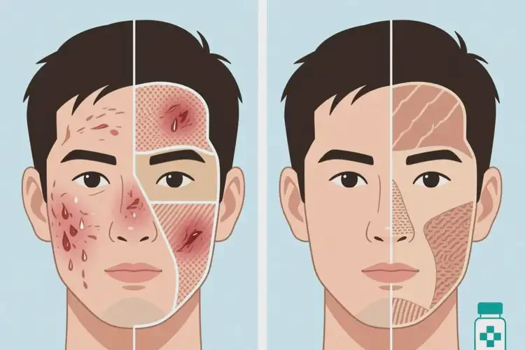 男性臉上長濕疹可不可以根治(圖2)