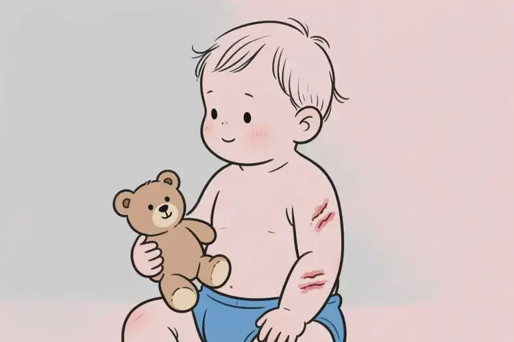 幼兒四肢有濕疹可以徹底自愈嗎(圖1)