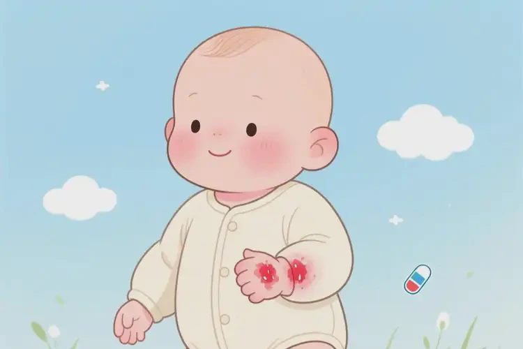寶寶四肢容易起濕疹可以治好嗎(圖4)