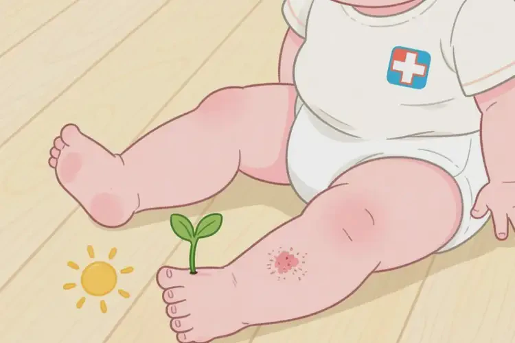 婴幼儿小腿上长湿疹不管它会自己自愈吗(图2)